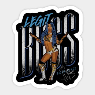 Sasha Banks Legit Boss Sticker